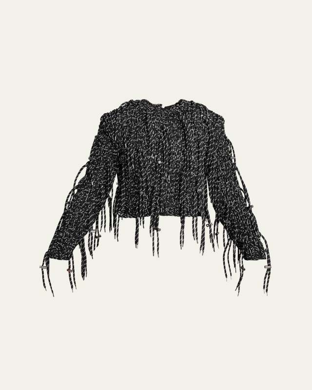 Shoelace Long Sleeve Sweater